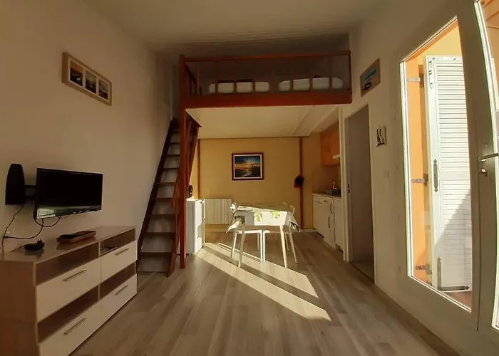 Climatise 4 Places De 25 M2 Avec Mezzanine, Terrasse Апартаменты